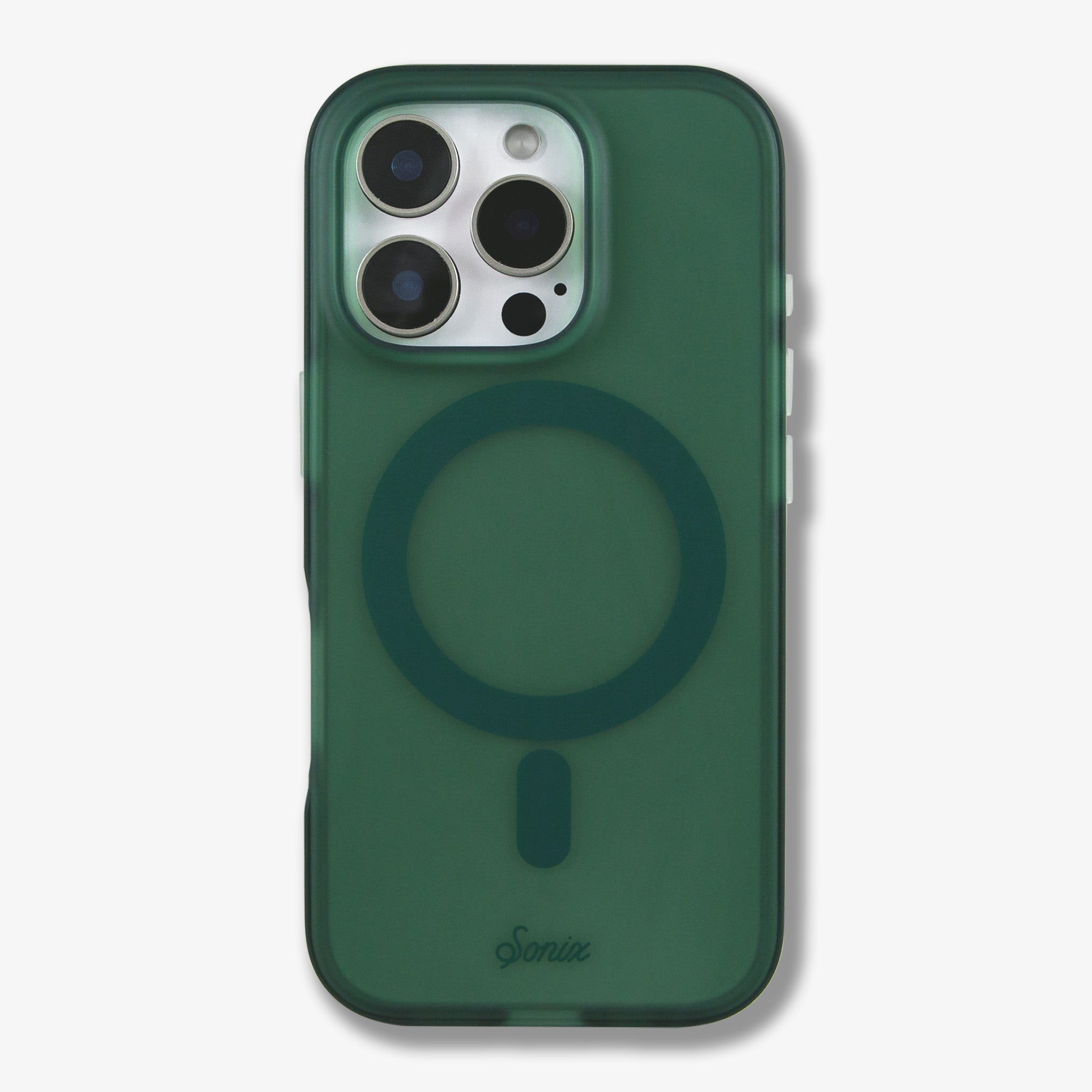 Frosted Matte MagSafe® Compatible iPhone Case - Green