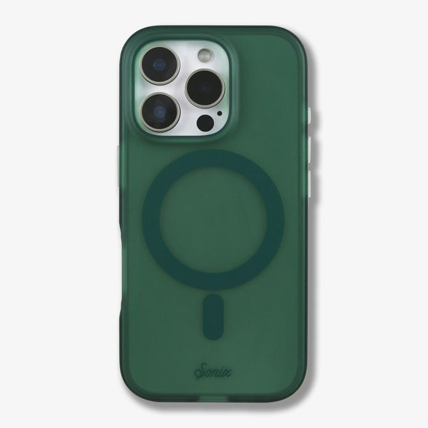 Frosted Matte MagSafe® Compatible iPhone Case - Green | Sonix