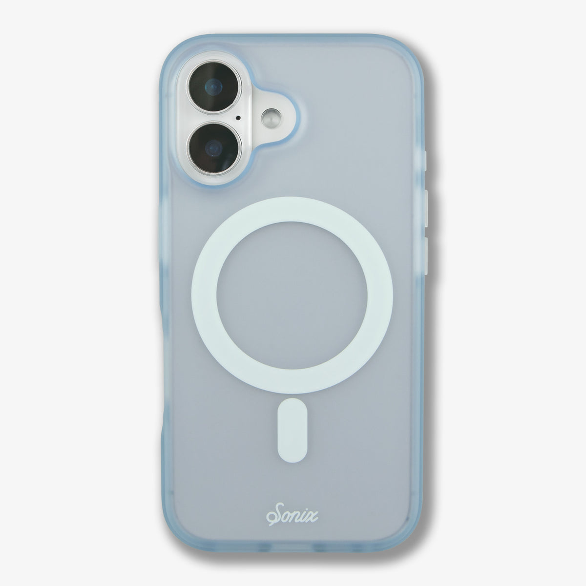 Frosted Matte MagSafe® Compatible iPhone Case - Light Blue