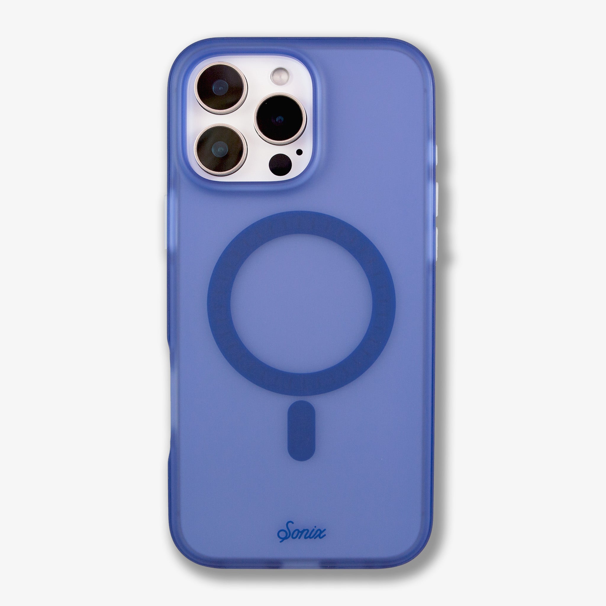 Frosted Matte MagSafe® Compatible iPhone Case - Navy