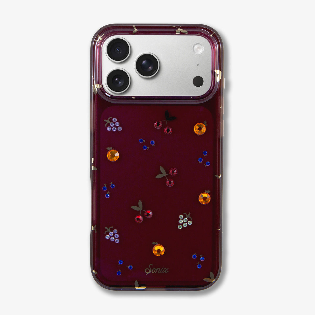 Fruit Gems iPhone Case - Cognac
