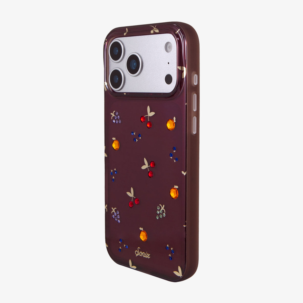 Fruit Gems iPhone Case - Cognac