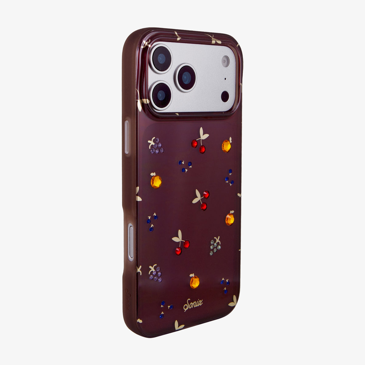 Fruit Gems iPhone Case - Cognac