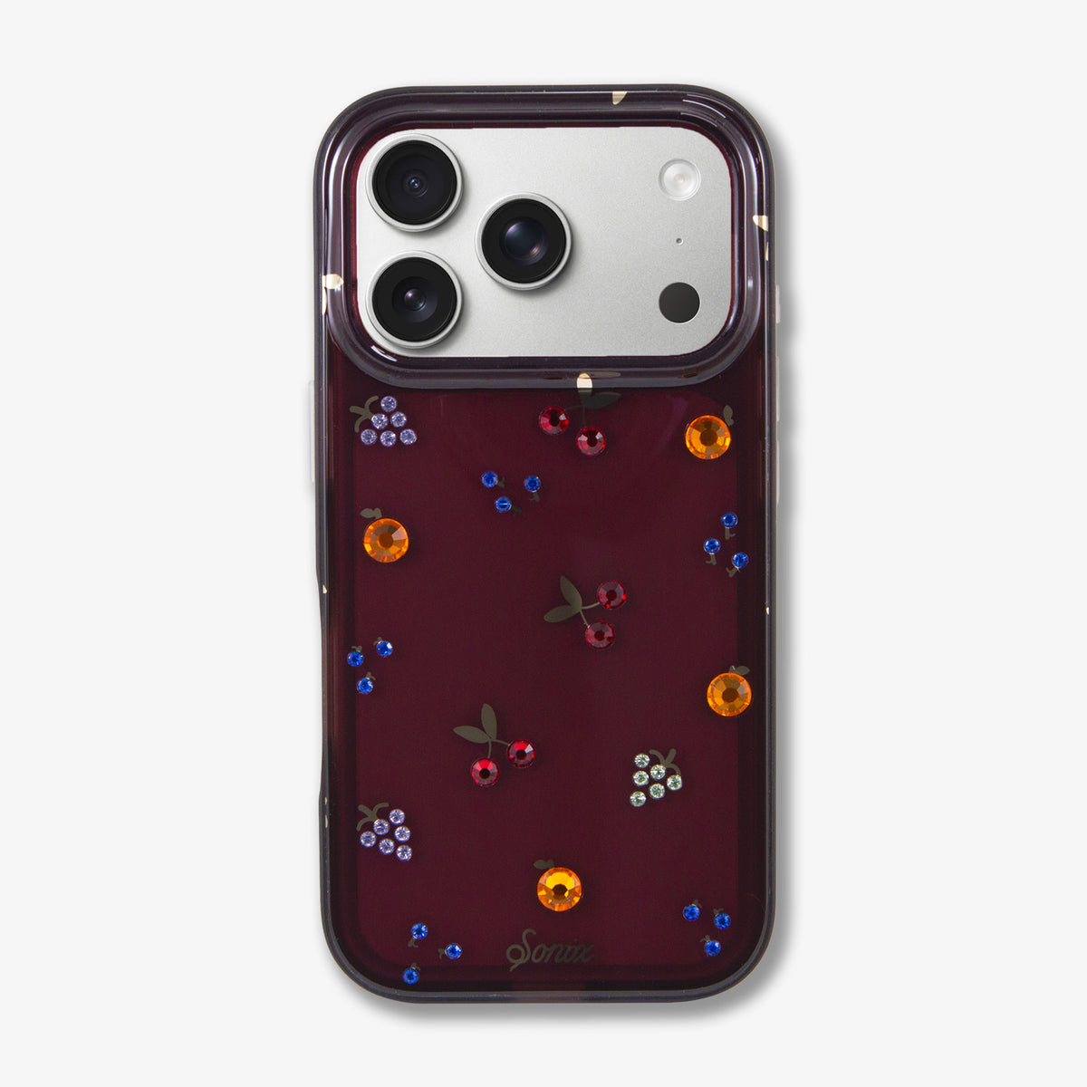 Fruit Gems iPhone Case - Cognac