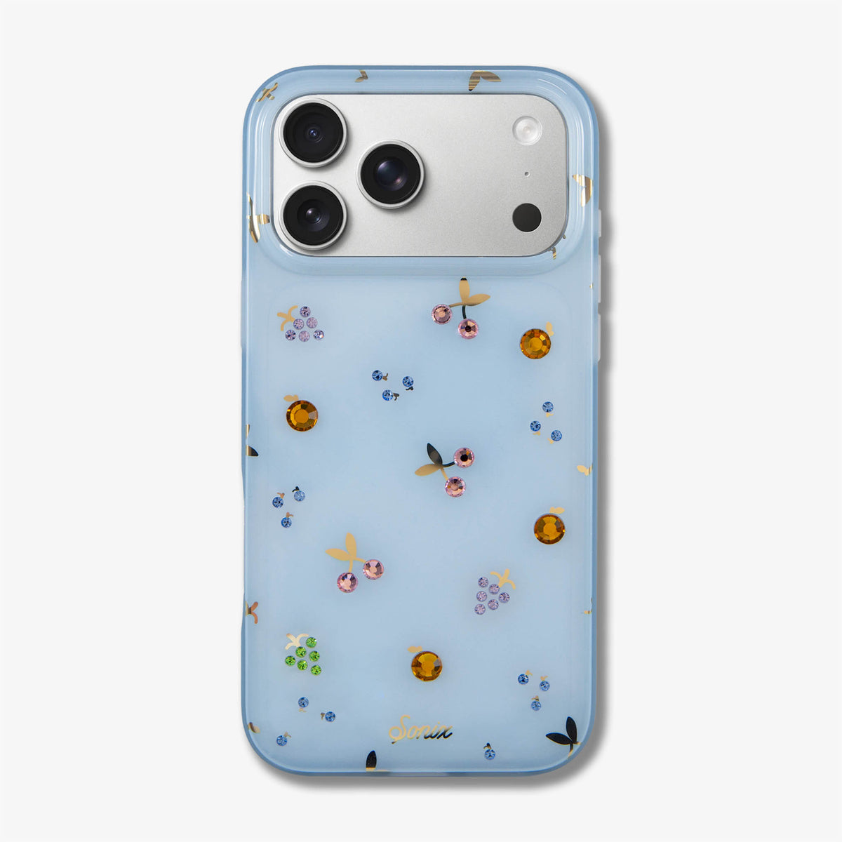 Fruit Gems iPhone Case - Sky Blue