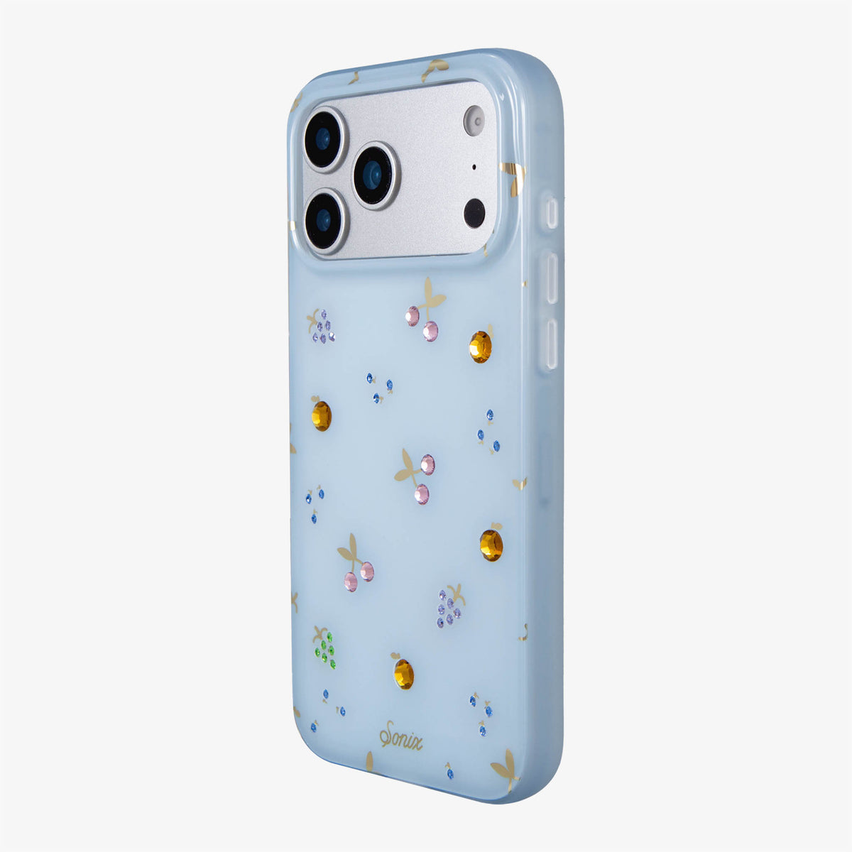 Fruit Gems iPhone Case - Sky Blue