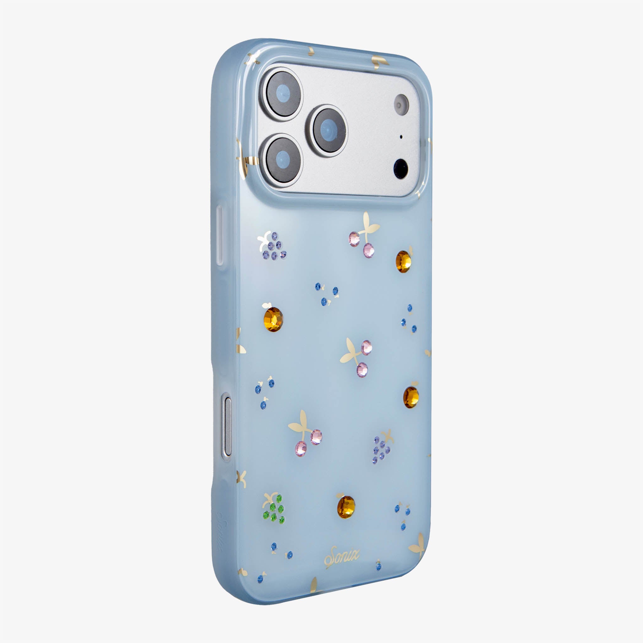 Fruit Gems iPhone Case - Sky Blue | Sonix