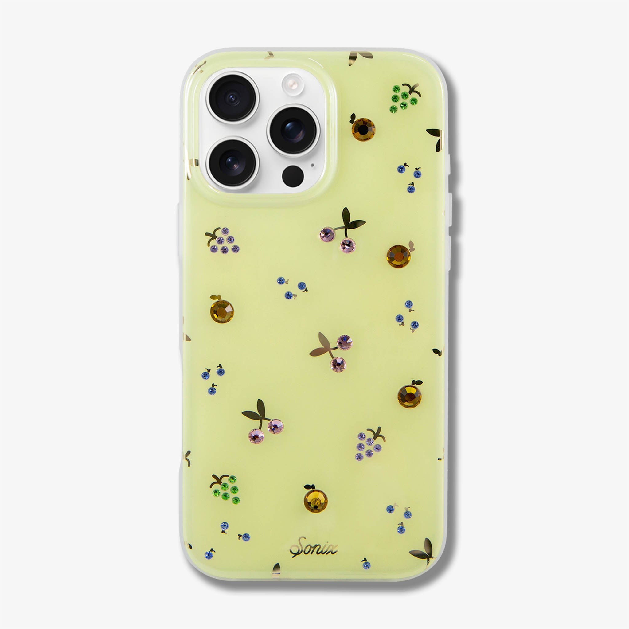Fruit Gems iPhone Case - Yellow