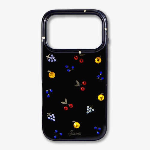 Fruit Gems iPhone Case - Black