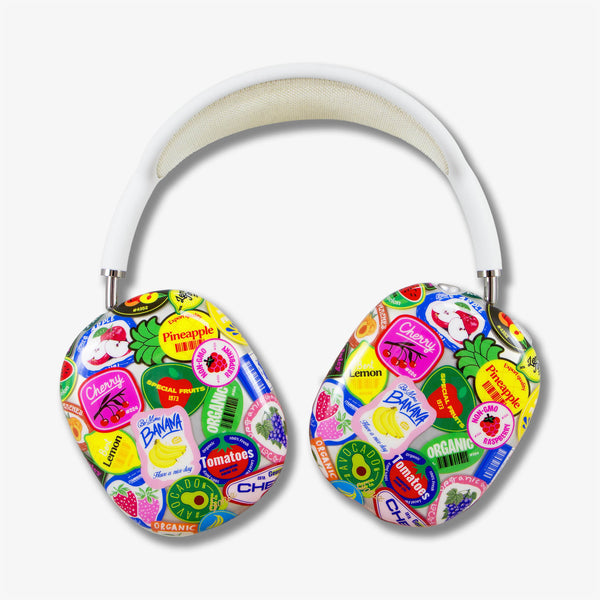 Fruit Stickers AirPods Max Cover | Sonix