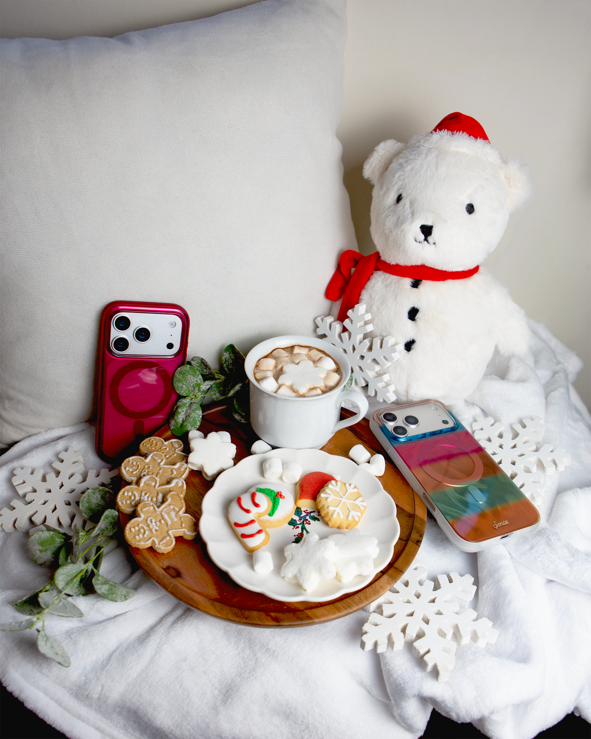 Glass Maroon MagSafe® Compatible iPhone Case