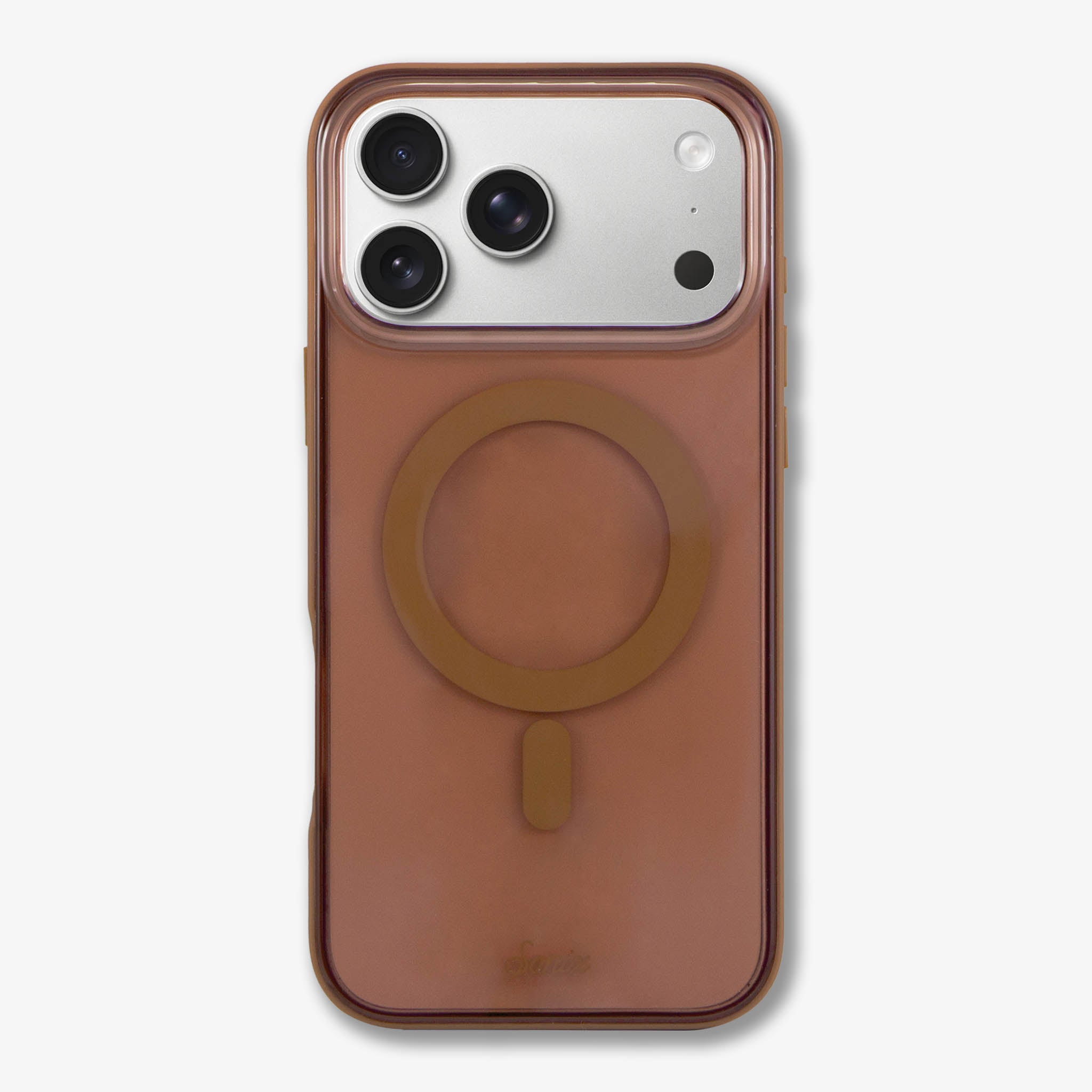 Glass Mocha MagSafe® Compatible iPhone Case