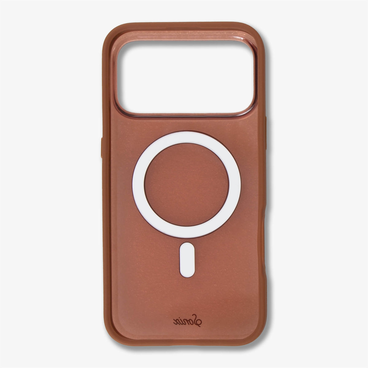 Glass Mocha MagSafe® Compatible iPhone Case