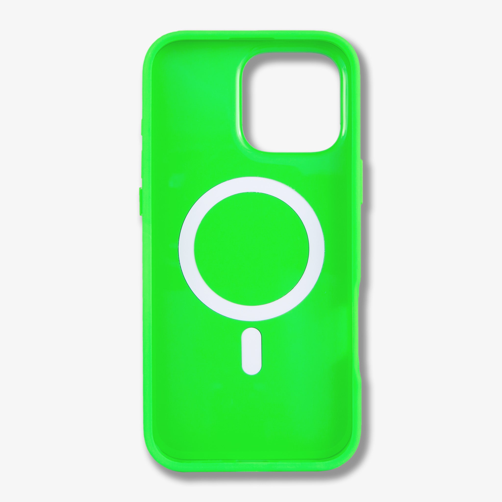 Gloss MagSafe® Compatible iPhone Case - Neon Green