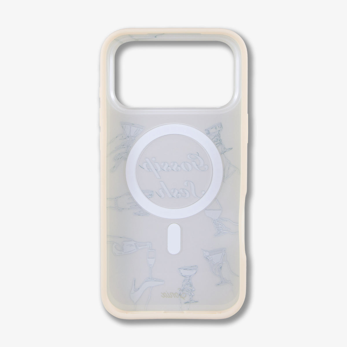 Gossip Sesh Beige MagSafe® Compatible iPhone Case