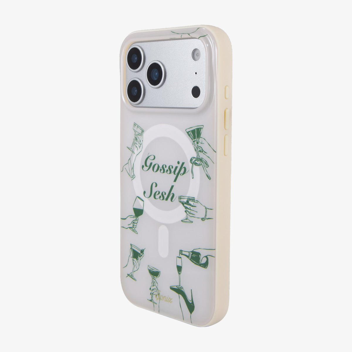 Gossip Sesh Beige MagSafe® Compatible iPhone Case