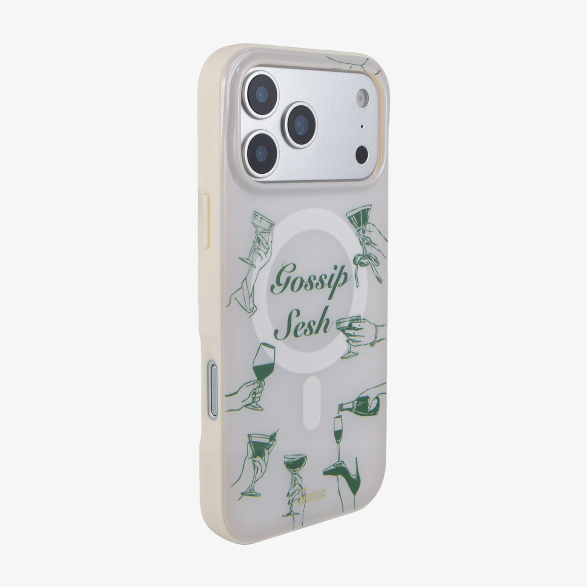 Gossip Sesh Beige MagSafe® Compatible iPhone Case