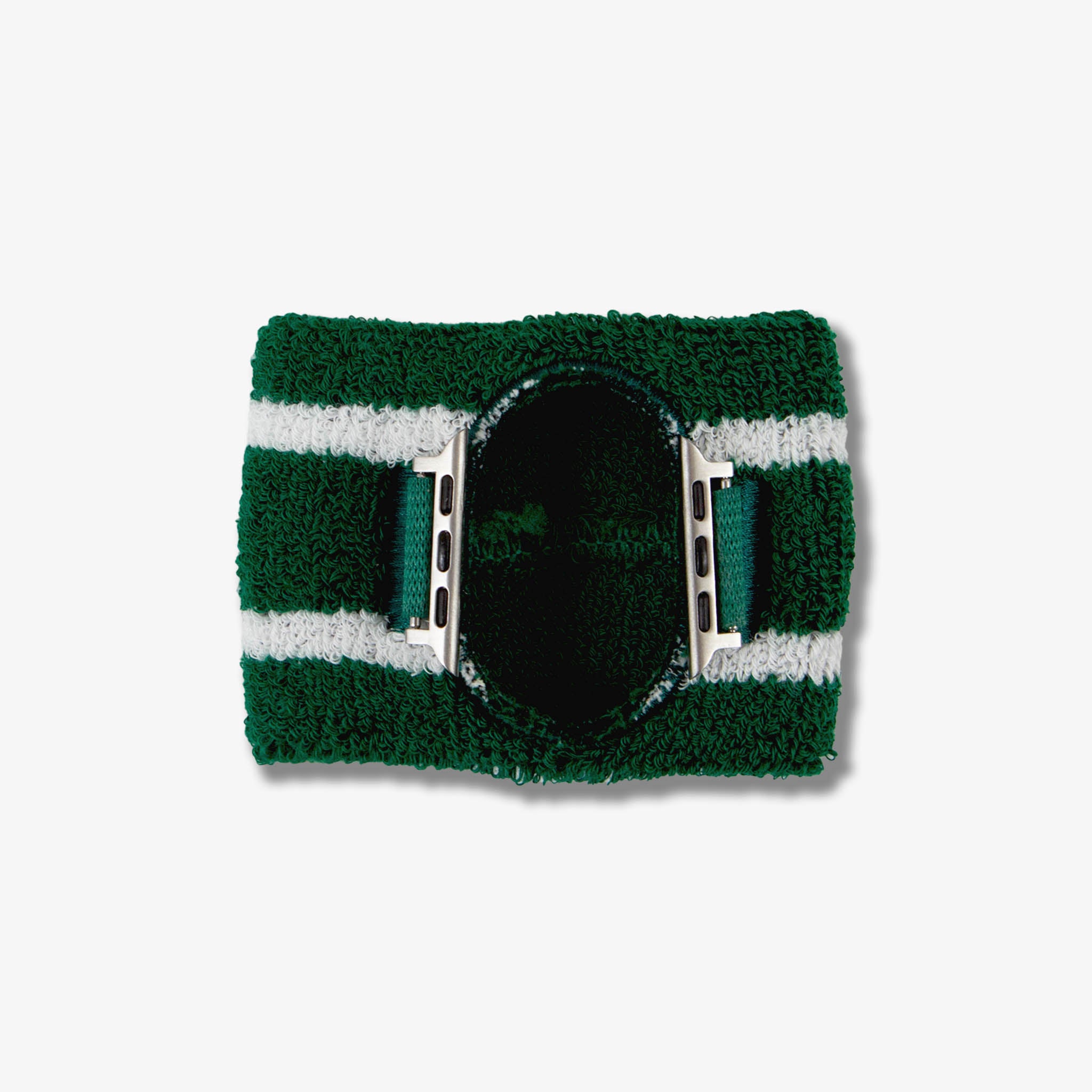 Apple Watch® Sportband - Green / White Stripe