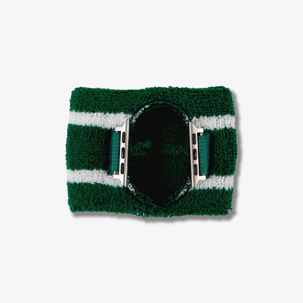 Apple Watch® Sportband - Green / White Stripe