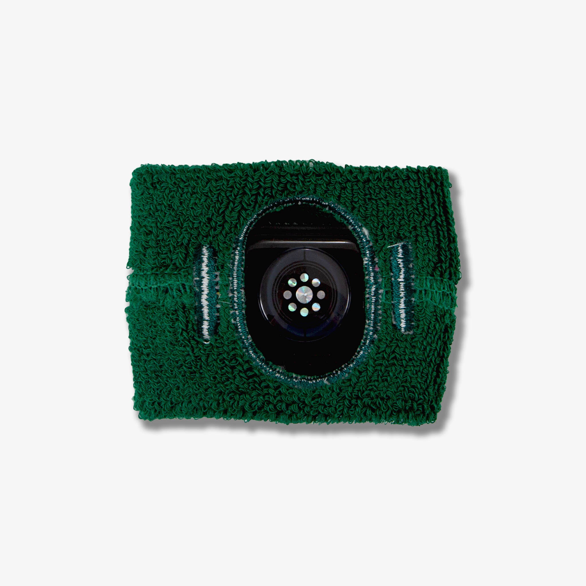 Apple Watch® Sportband - Green / White Stripe