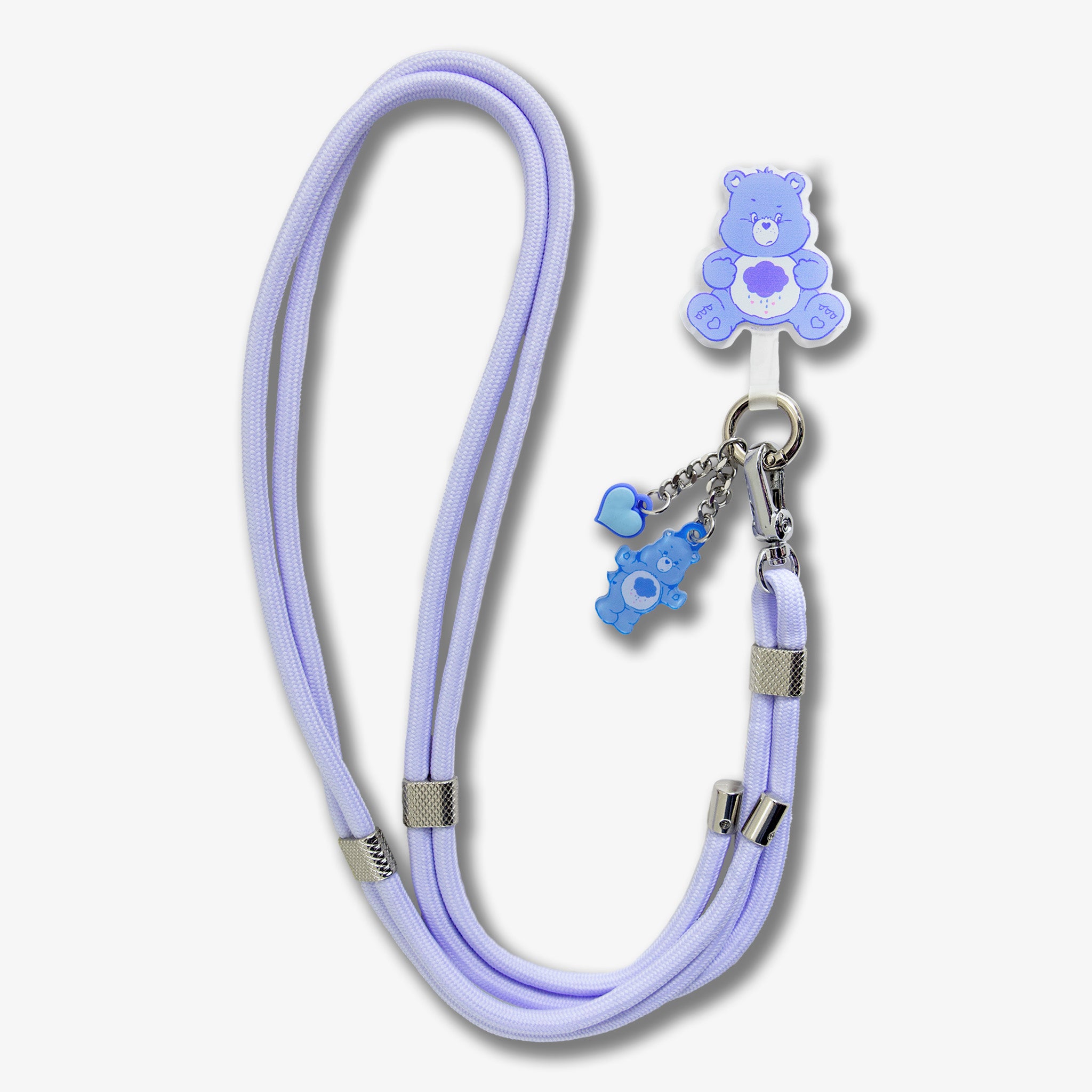 Care Bears™ Crossbody Phone Strap with Charms - Grumpy Bear