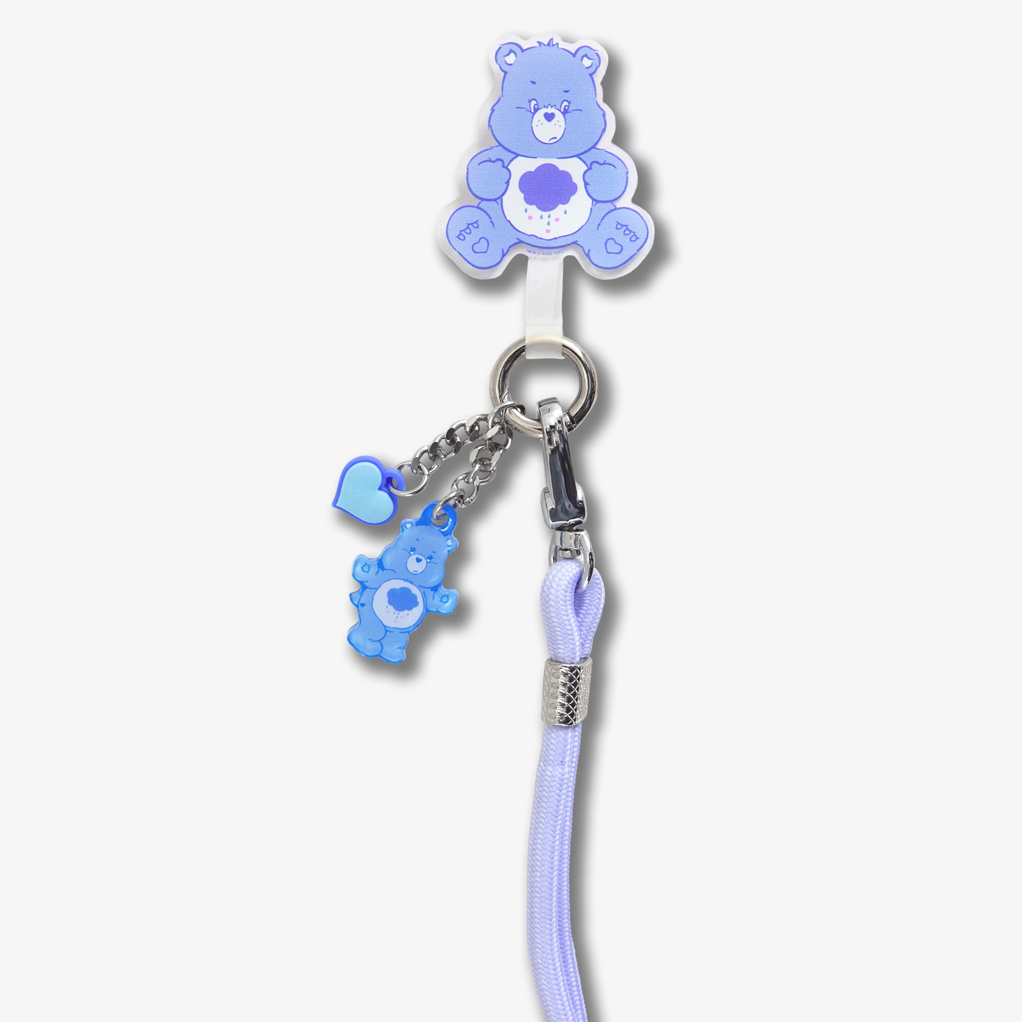 Care Bears™ Crossbody Phone Strap with Charms - Grumpy Bear