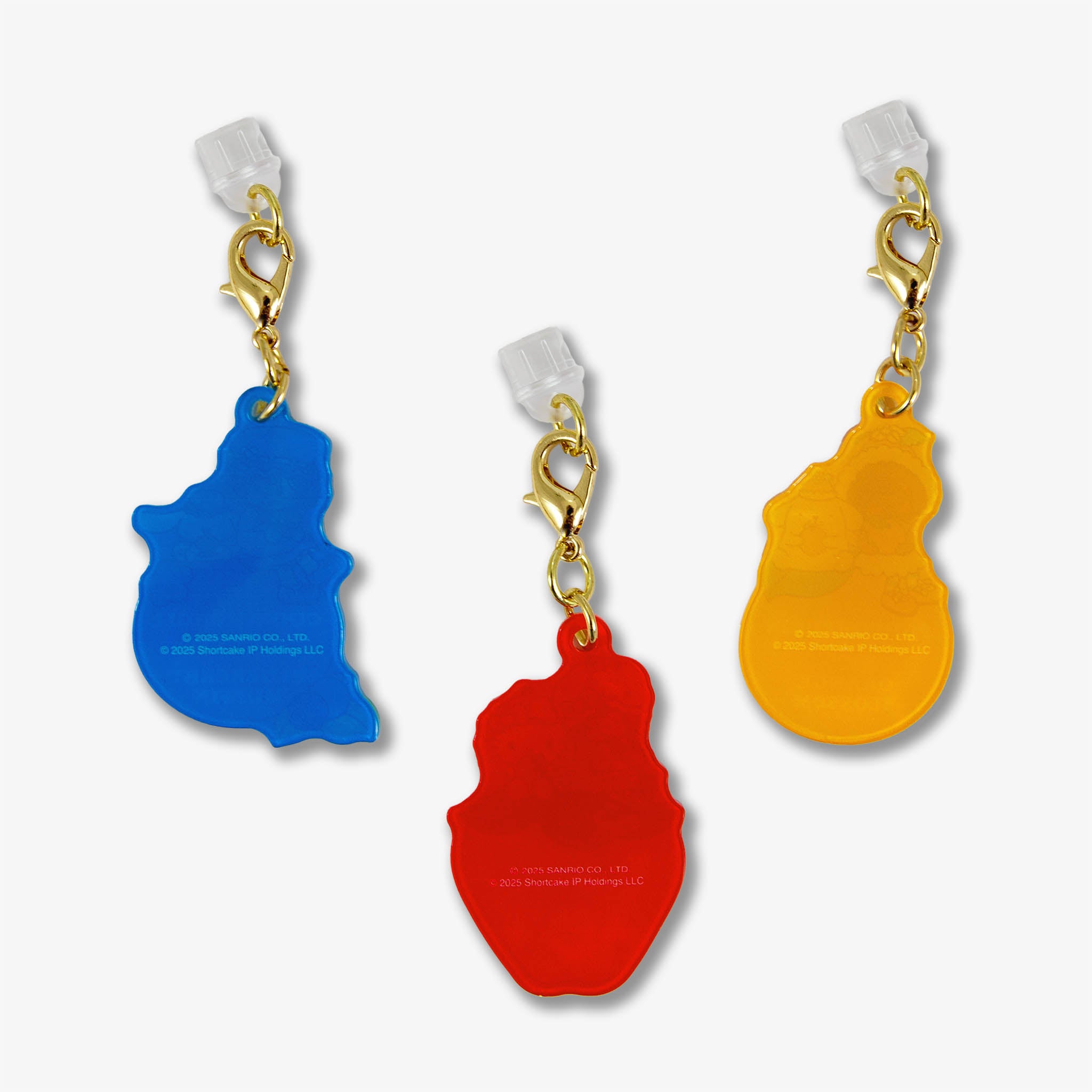 Hello Kitty® & Friends x Strawberry Shortcake™ Charging Port Charms - 3pk Group 1