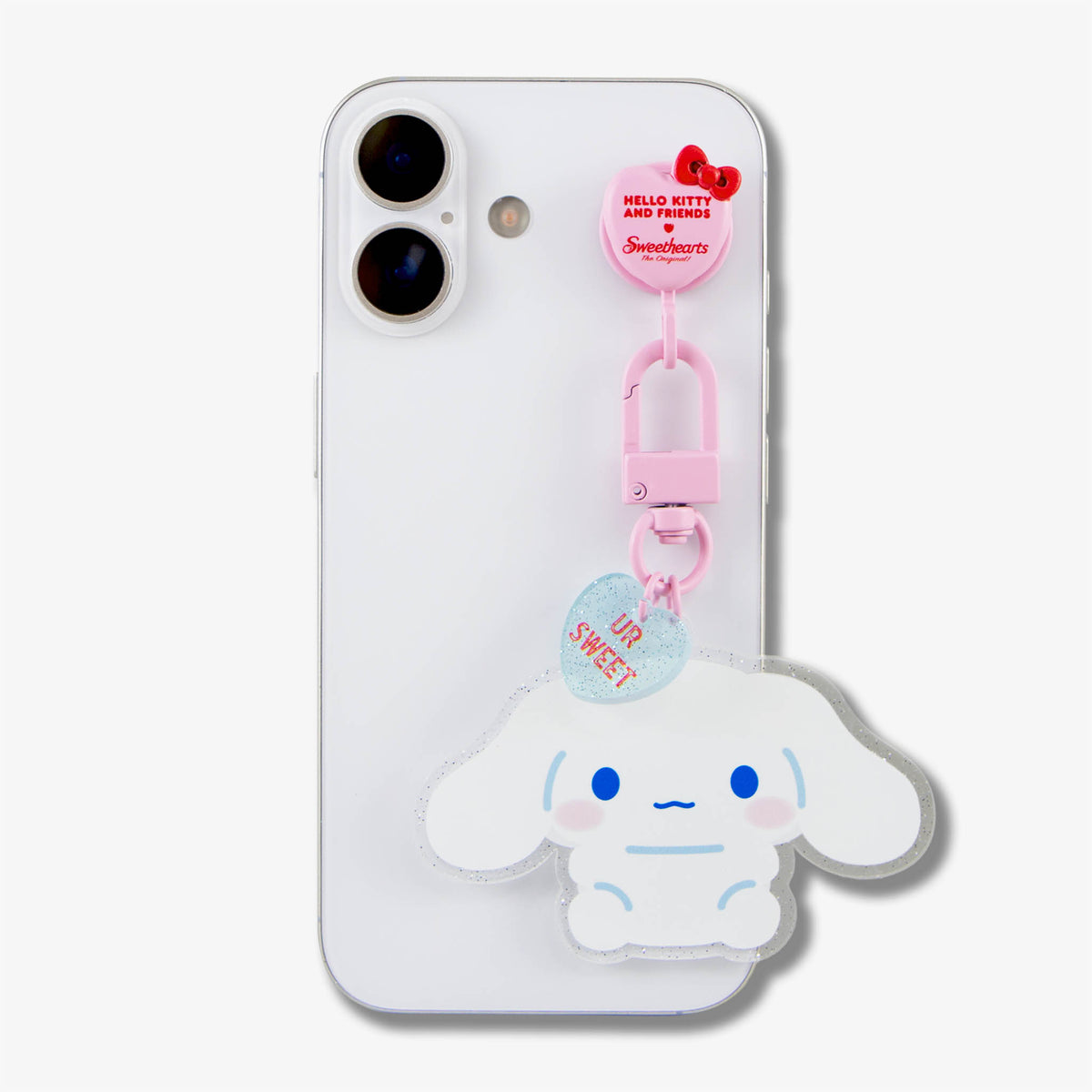 Sanrio x Sweethearts™ Phone Charms with Adhesive Hook Blind Box