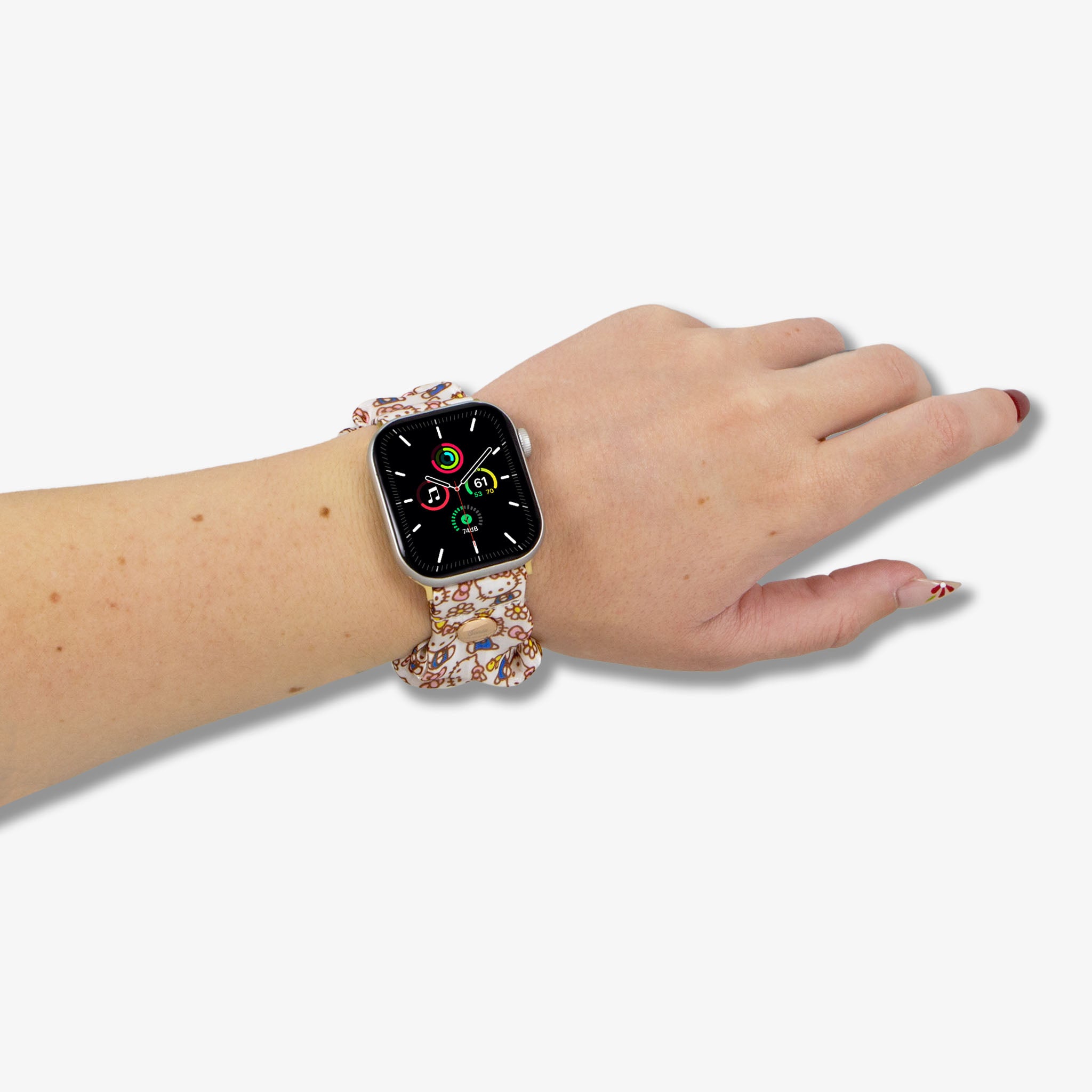 Hello Kitty® Pink Bows Scrunchie Apple Watch® Band