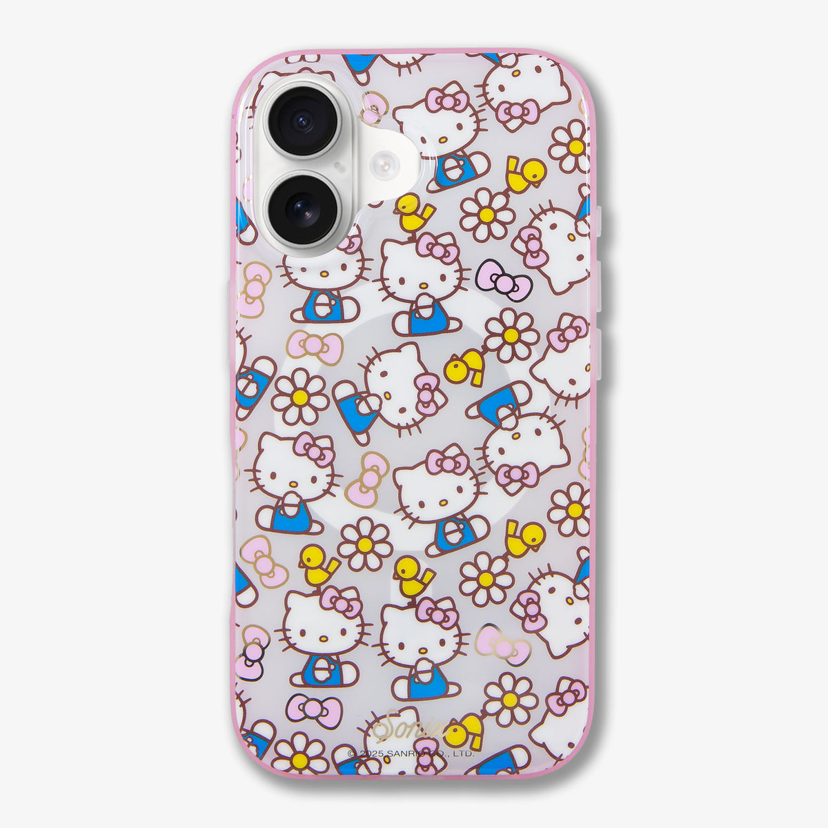 Hello Kitty® Pink Bows MagSafe® Compatible iPhone Case