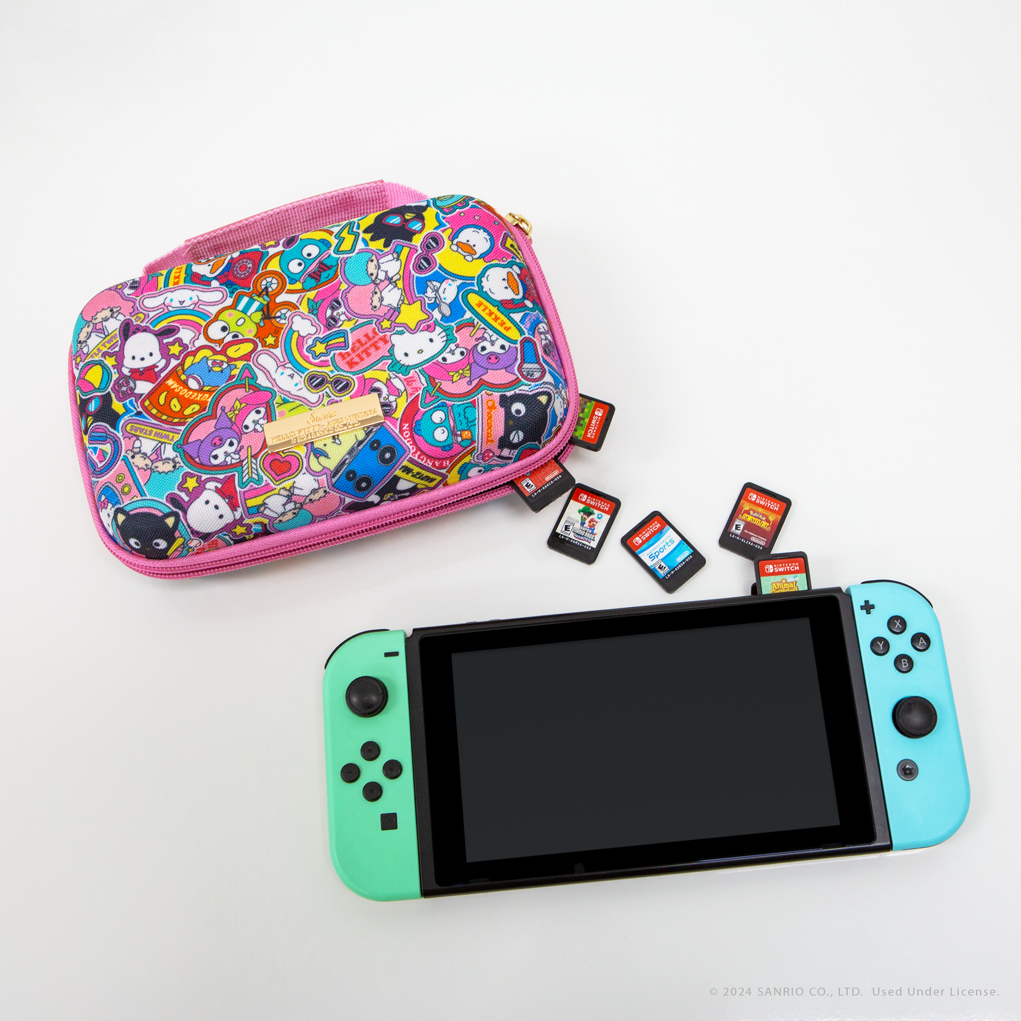 Nintendo Switch Game Card Case - Hello Kitty® & Friends Stickers