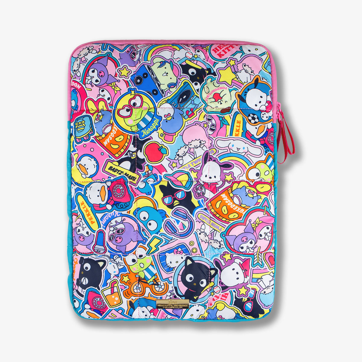 Puffy Laptop Sleeve - Hello Kitty & Friends Stickers