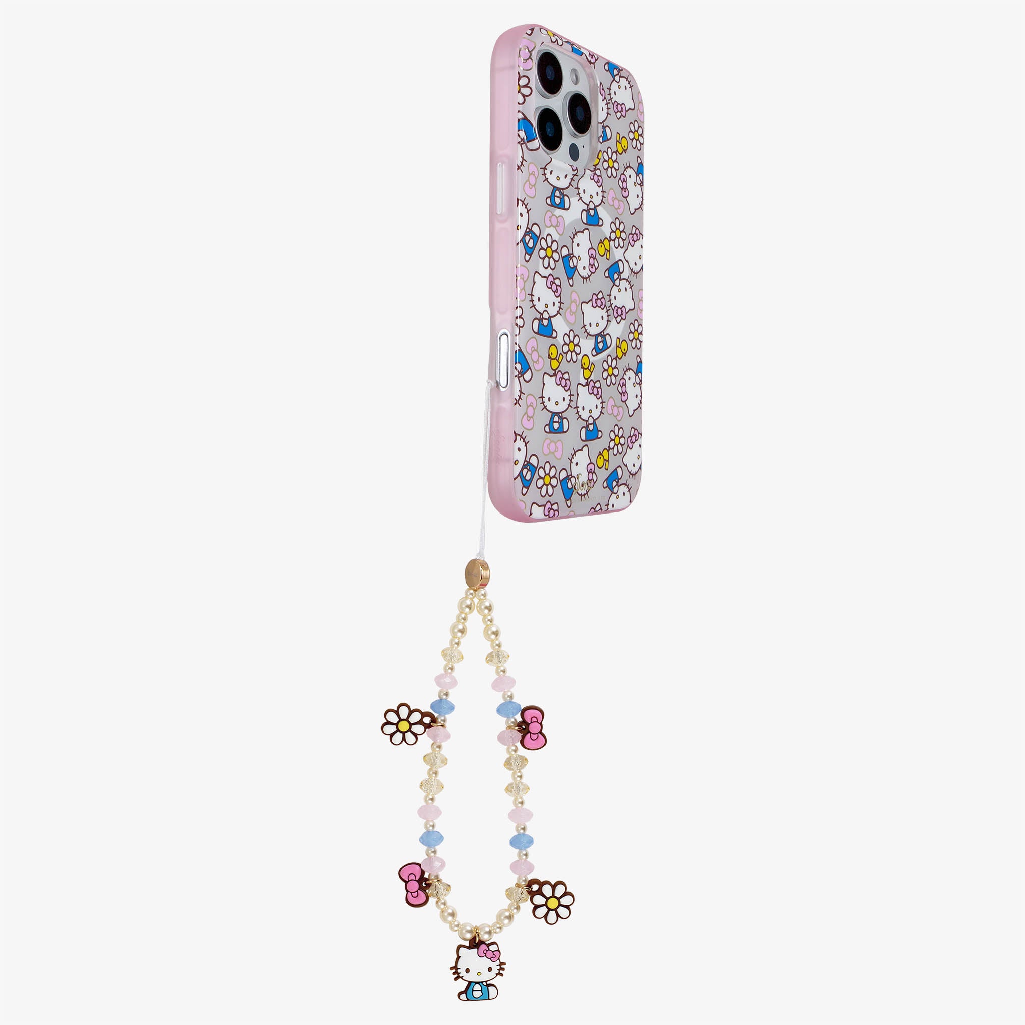 Beaded Wristlet with Charm - Hello Kitty® Pink Bows