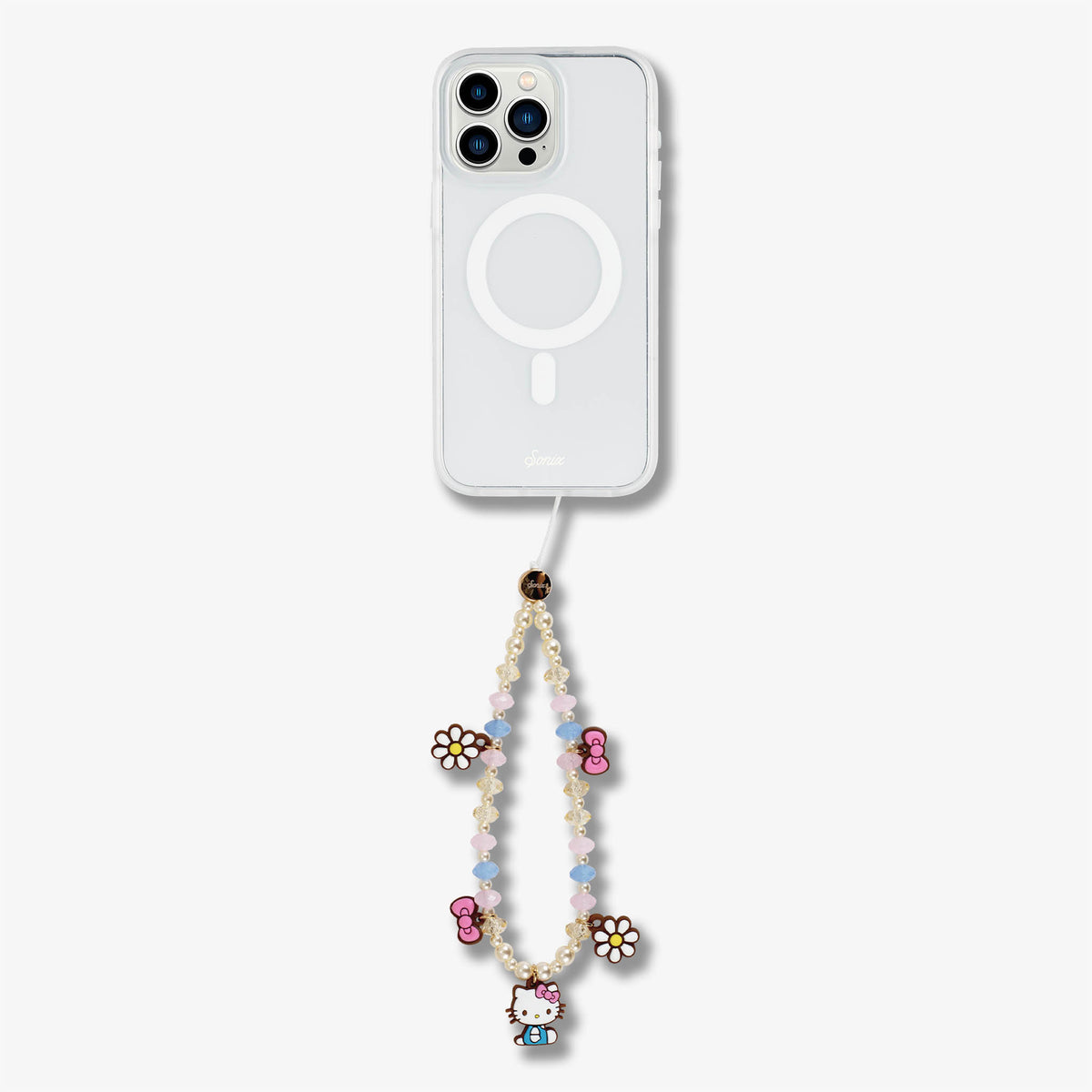 Beaded Wristlet with Charm - Hello Kitty® Pink Bows