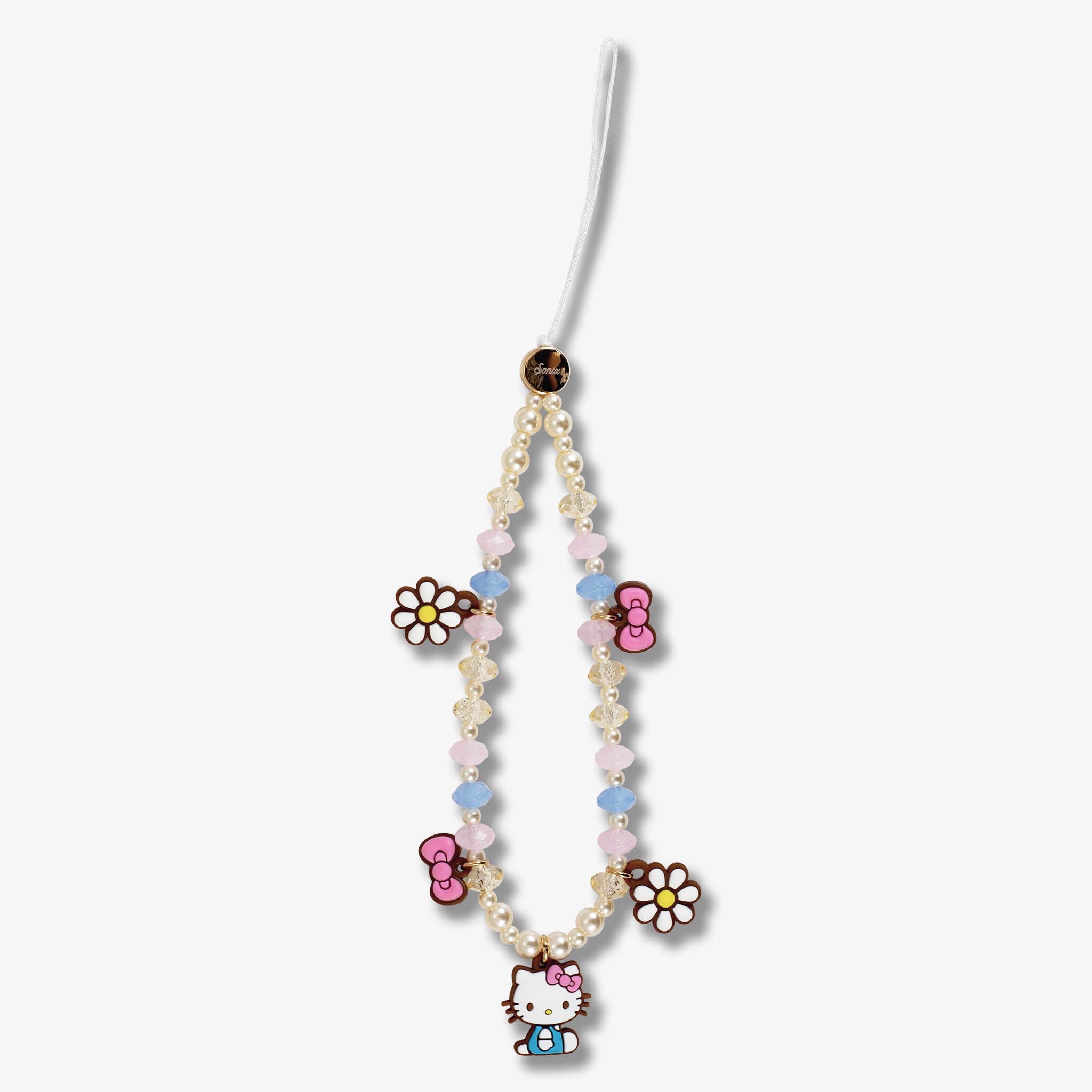 Beaded Wristlet with Charm - Hello Kitty® Pink Bows