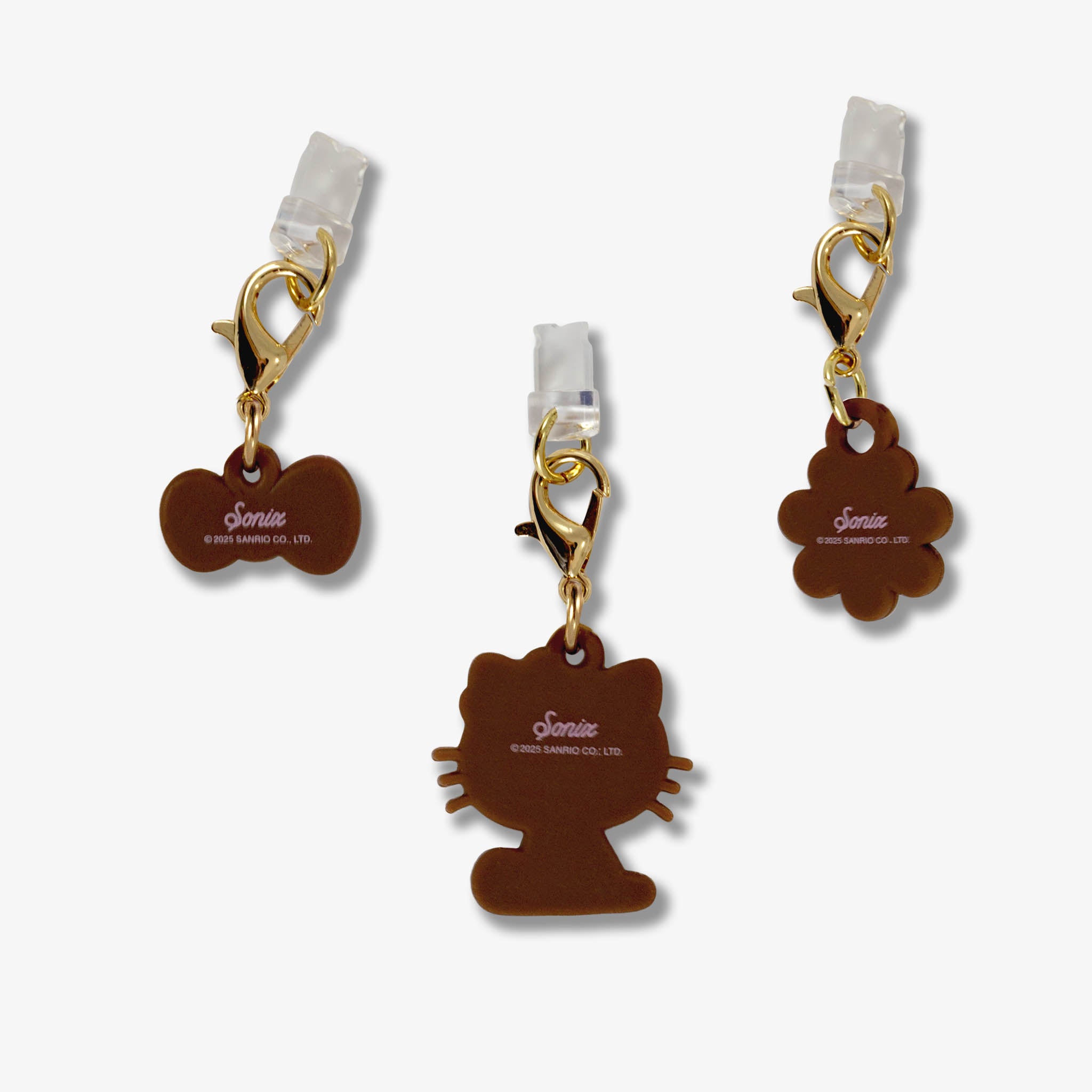 Hello Kitty® Pink Bows Charging Port Charms - 3pk