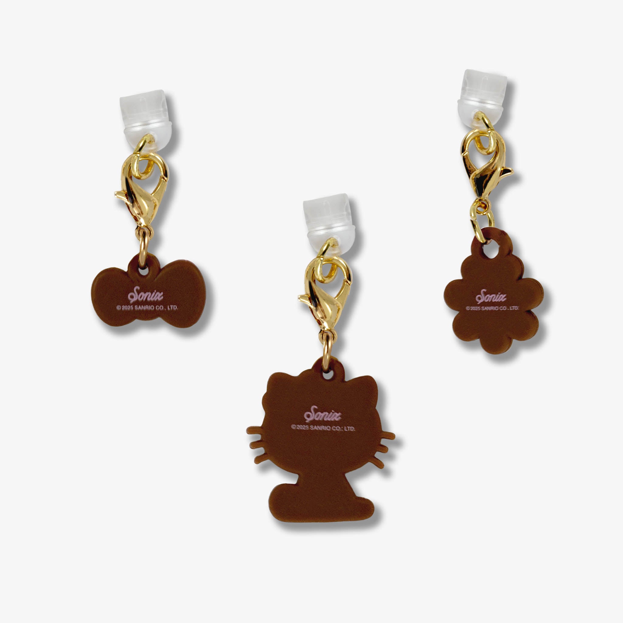 Hello Kitty® Pink Bows Charging Port Charms - 3pk