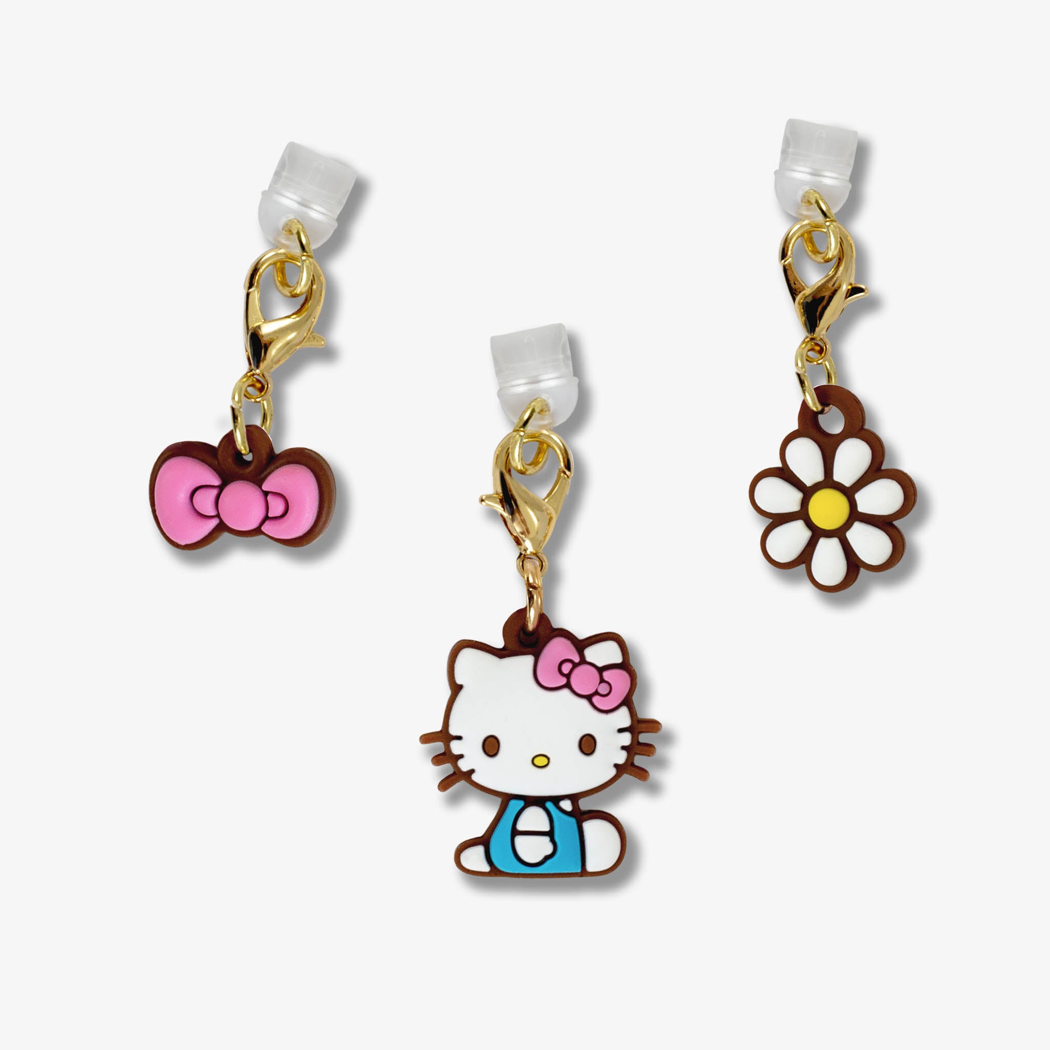 Hello Kitty® Pink Bows Charging Port Charms - 3pk