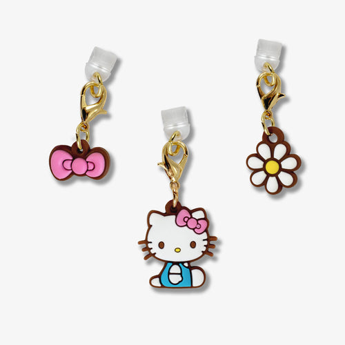 Hello Kitty® Pink Bows Charging Port Charms - 3pk