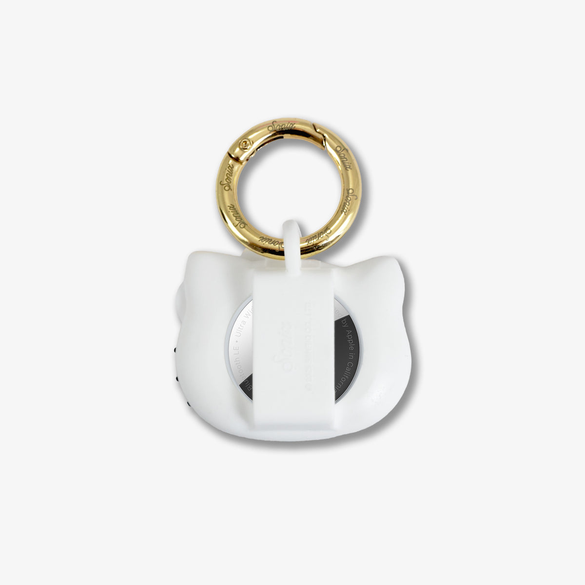 Silicone AirTag® Cover with Carabiner Keyring - Hello Kitty®