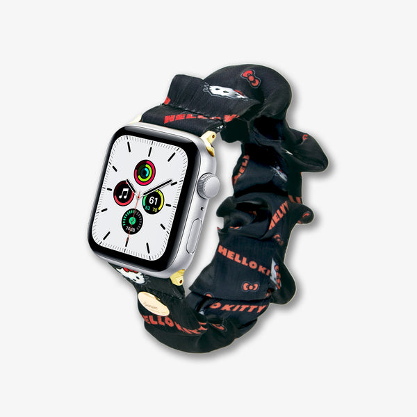 Classic Hello Kitty® Black Scrunchie Apple Watch® Band | Sonix
