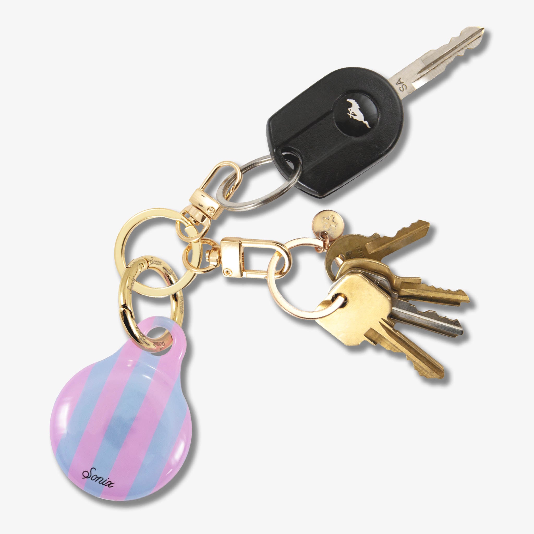 AirTag® Cover - Jelly Stripe Blue / Pink | Sonix