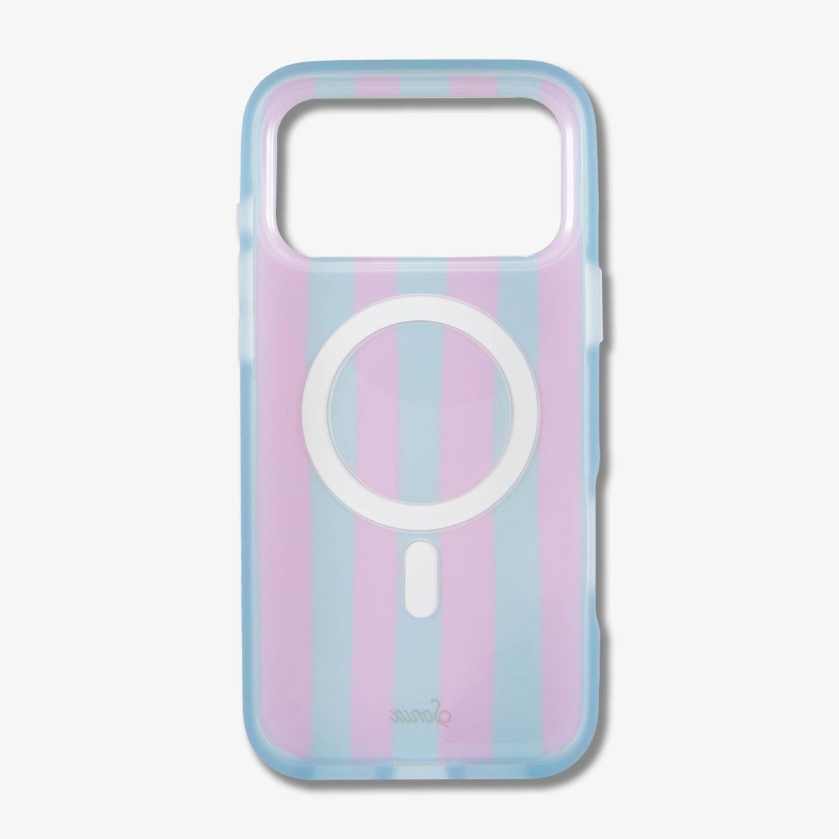 Jelly Stripe MagSafe® Compatible iPhone Case - Blue / Pink