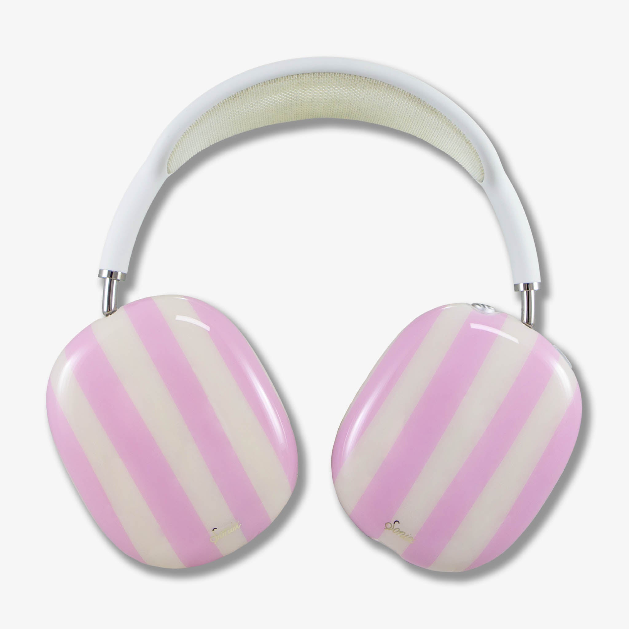 Jelly Stripe AirPods Max Cover - Pink / Cream | Sonix