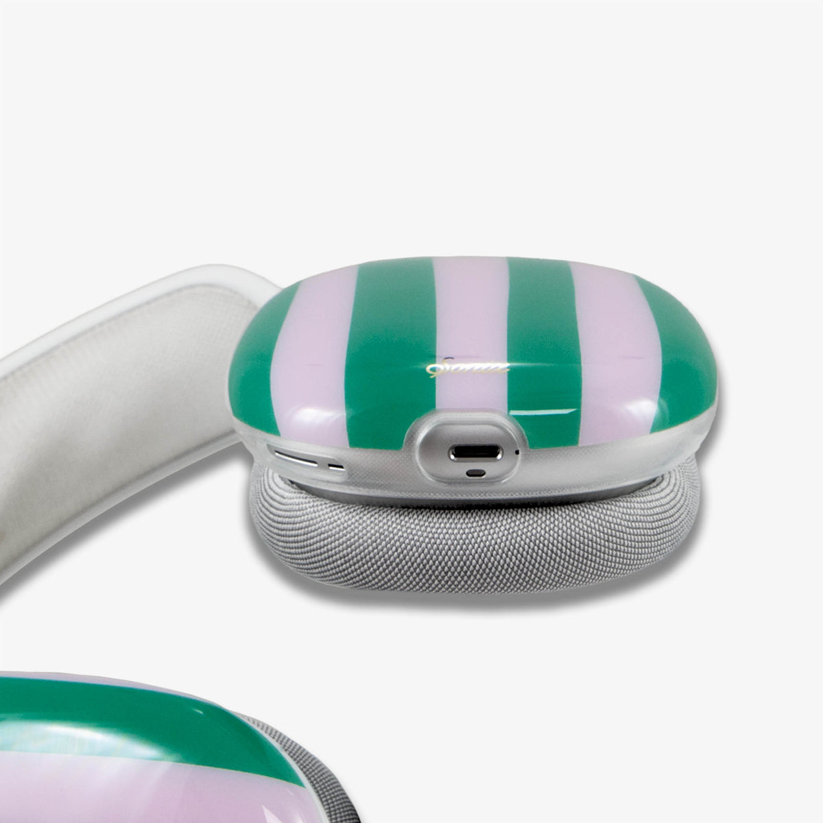 Jelly Stripe AirPods Max Cover - Pink / Green