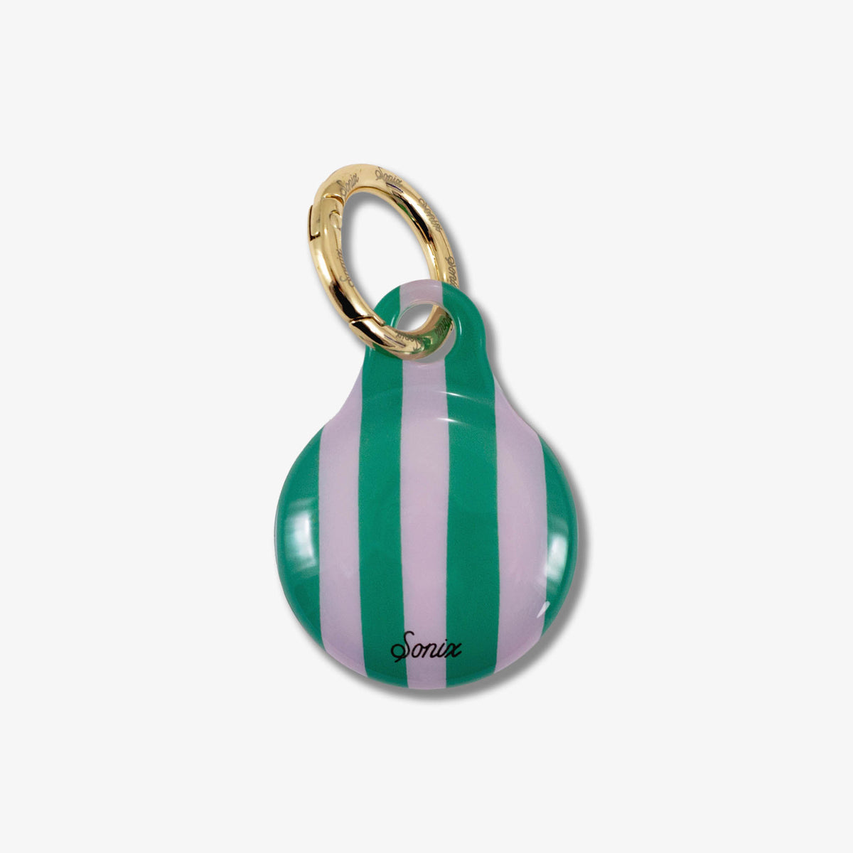 AirTag® Cover - Jelly Stripe Pink / Green