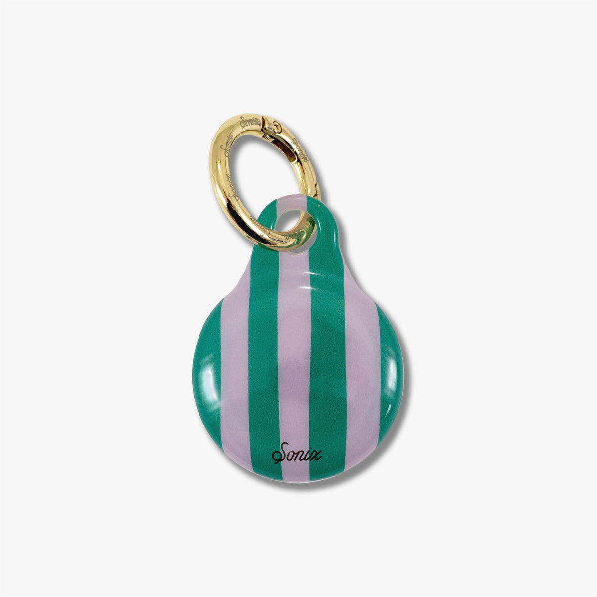 AirTag® Cover - Jelly Stripe Pink / Green