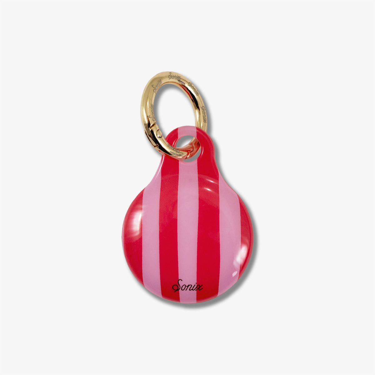 AirTag® Cover - Jelly Stripe Pink / Red