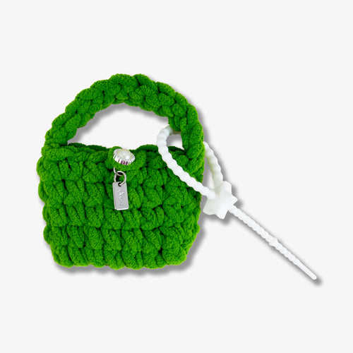 Knit Earbud / AirPods® Pouch - Green