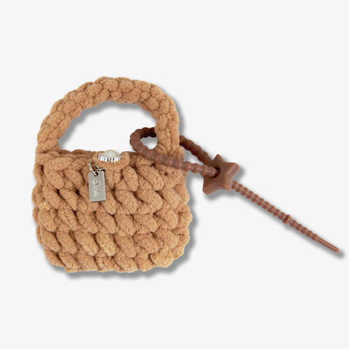 Knit Earbud / AirPods® Pouch - Latte